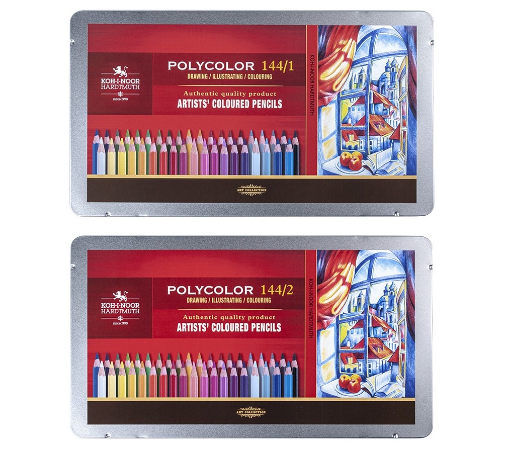 Kredki ołówkowe 144 kolory Polycolor Koh-I-Noor 3828 345503