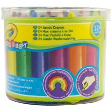 Kredki świecowe grube 24 kolory Crayola Mini Kids