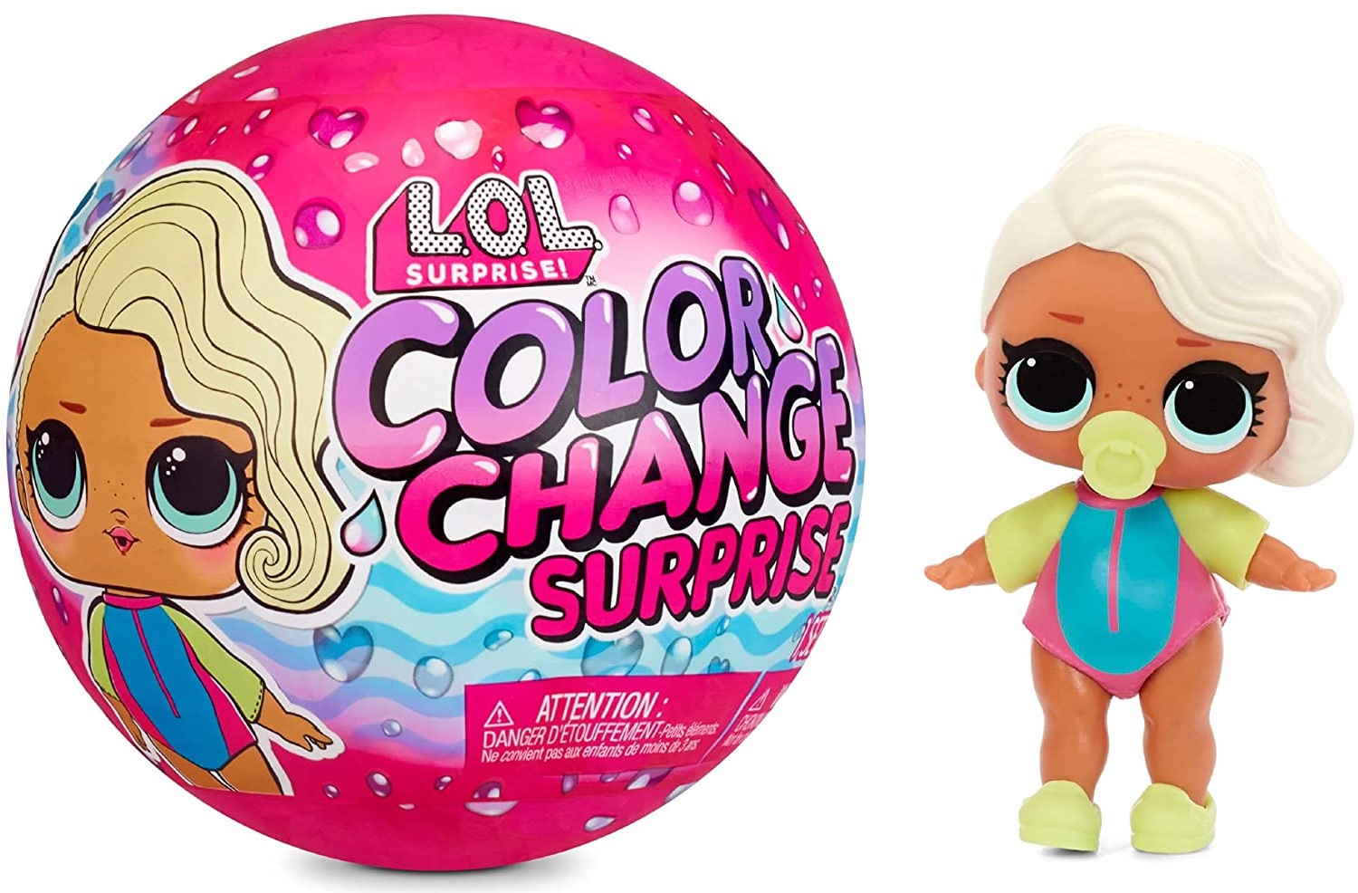 L.O.L. Surprise™ Color Change Lalka zmieniająca kolor MGA LOL 576341