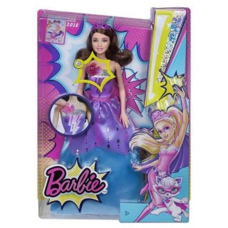 Lalka Corinne Super Księżniczka ze światłem i dźwiękiem Barbie, Mattel CDY62 Super Księżniczki 