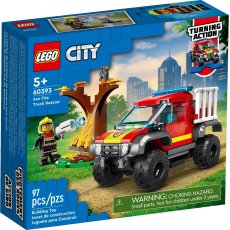 LEGO City 60393 Wóz strażacki 4x4 – misja ratunkowa