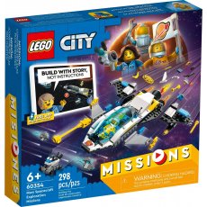 LEGO City Missions 60354 Wyprawy badawcze statkiem marsjańskim