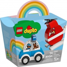 LEGO DUPLO 10957 Helikopter strażacki i radiowóz