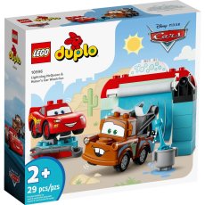 LEGO DUPLO 10996 Zygzak McQueen i Złomek — myjnia Disney Auta