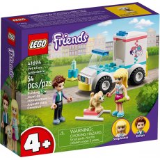 LEGO Friends 4+ 41694 Karetka kliniki dla zwierzątek