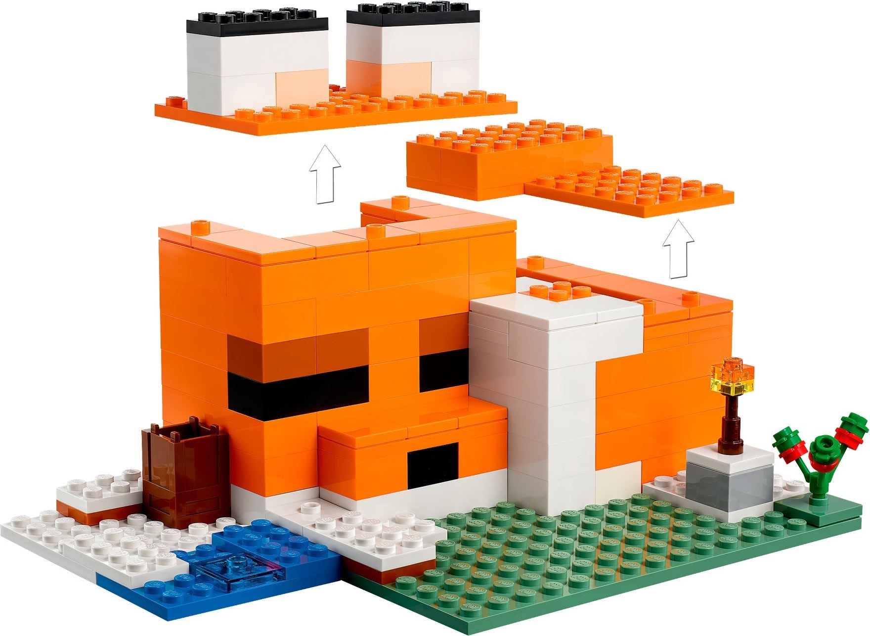 LEGO Minecraft™ 21178 Siedlisko lisów