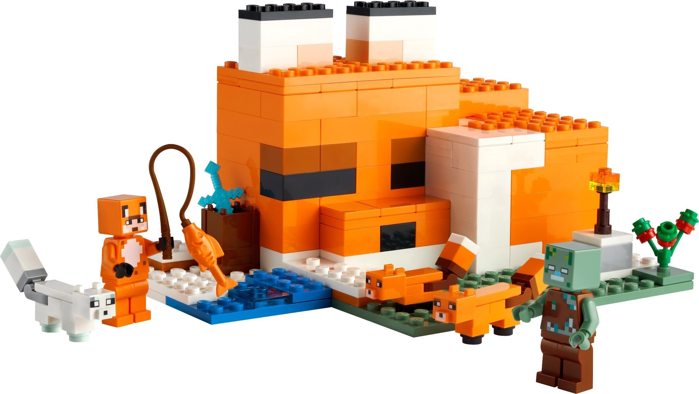 LEGO Minecraft™ 21178 Siedlisko lisów