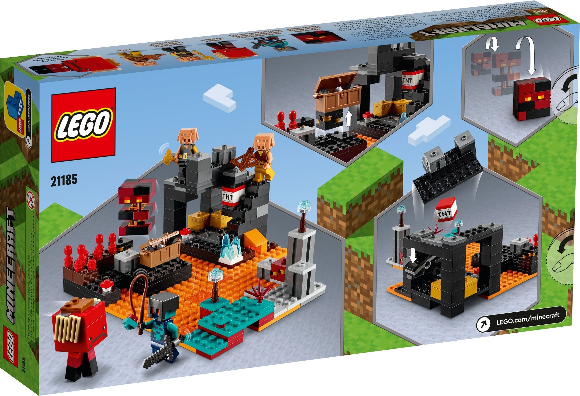 LEGO Minecraft 21185 Bastion w Netherze