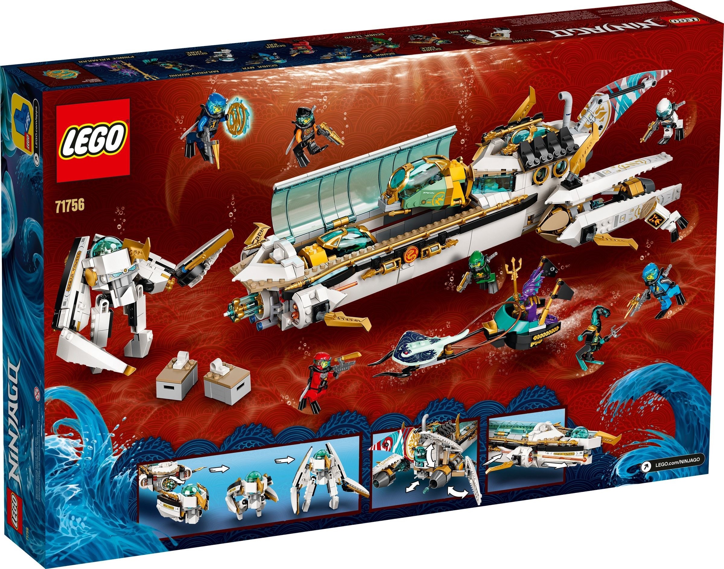 LEGO NINJAGO 71756 Pływająca Perła
