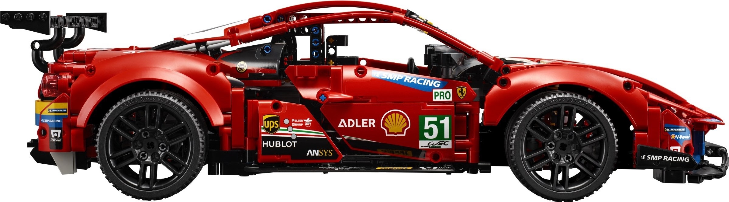 LEGO Technic 42125 Ferrari 488 GTE “AF Corse #51”
