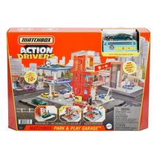 Matchbox Action Drivers Zestaw Garaż Światło Dźwięk Mattel HBL60 Prawdziwe Przygody Zestaw startowy