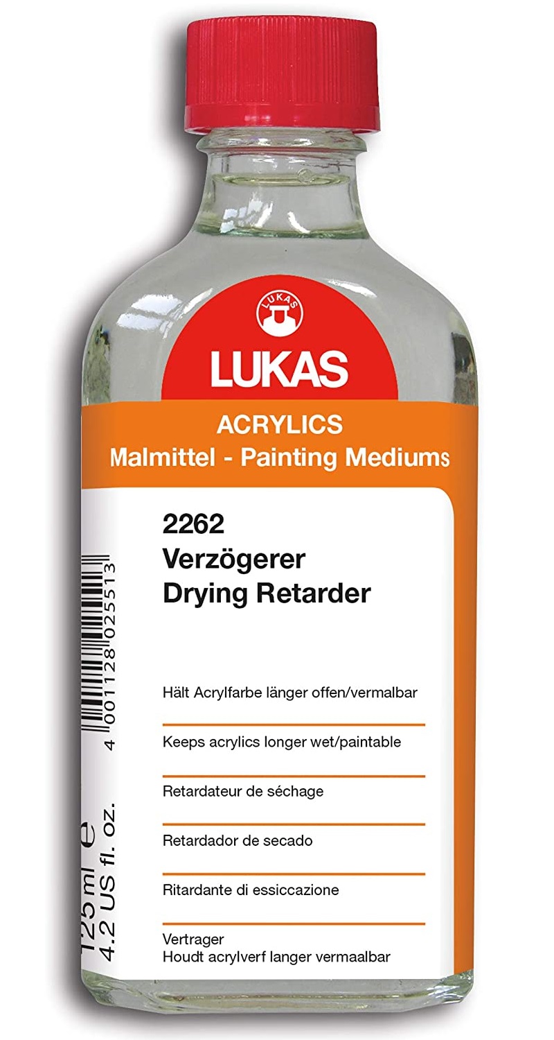 Medium opóźniające schnięcie farb akrylowych 125 ml Lukas Acrylic Retarder 22620125