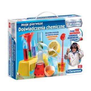 Moje pierwsze doświadczenia chemiczne Zestaw edukacyjny Clementoni 60774