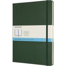 Moleskine Classic Notes XL w kropki twarda oprawa myrtle green 629131