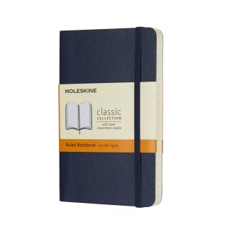 Moleskine® Classic Notes P w linie miękka oprawa szafirowy QP611B20