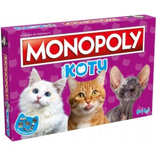 Monopoly Koty gra planszowa Hasbro 03528