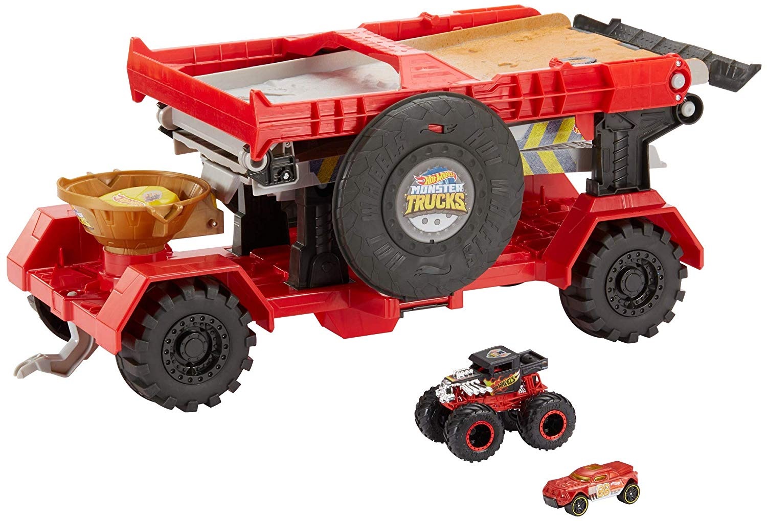 Monster Trucks Meganaczepa z rampą Hot Wheels Mattel GFR15