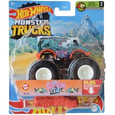 Monster Trucks Metalowy pojazd Chum'n Get it Hot Wheels FYJ44 HHG64 Mattel