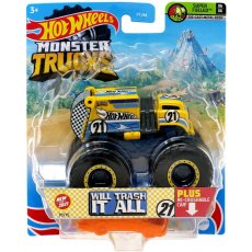Monster Trucks Metalowy pojazd Will Trash It All Hot Wheels FYJ44 HHG67 Mattel