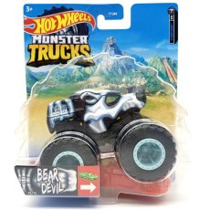 Monster Trucks Metalowy pojazd Bear Devil Hot Wheels FYJ44 HCP66 Mattel