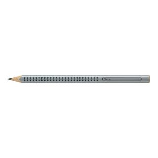 Ołówek Jumbo GRIP B srebrny Faber-Castell 111900