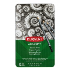 Ołówki Academy 12 sztuk Derwent 2301946