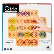Otrio Deluxe wersja drewniana gra strategiczna Spin Master Marbles 6045064 