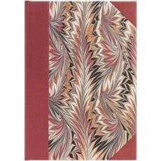 Paperblanks Notes w linie midi Cockerell Marbled Paper Rubedo hard notebook