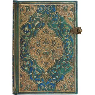 Paperblanks Notes w linie mini Turquoise Chronicles