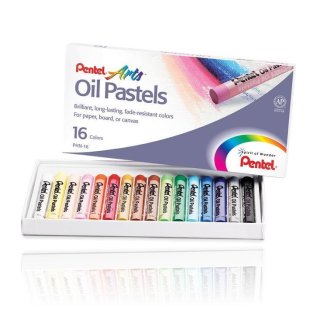 Pastele olejne 16 kolorów Pentel PHN16