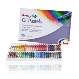 Pastele olejne 50 kolorów Pentel PHN50