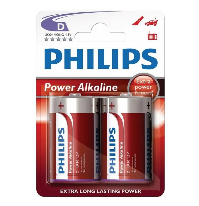 Philips bateria alkaliczna Power 1,5V D LR20 Mono
