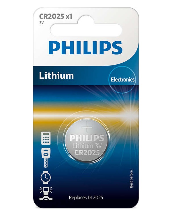 Philips Bateria Lithium CR2025