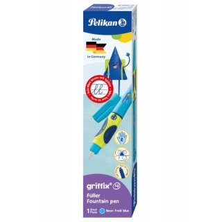 Pióro wieczne Griffix dla praworęcznych Pelikan 809162 Neon Fresh Blue 809160