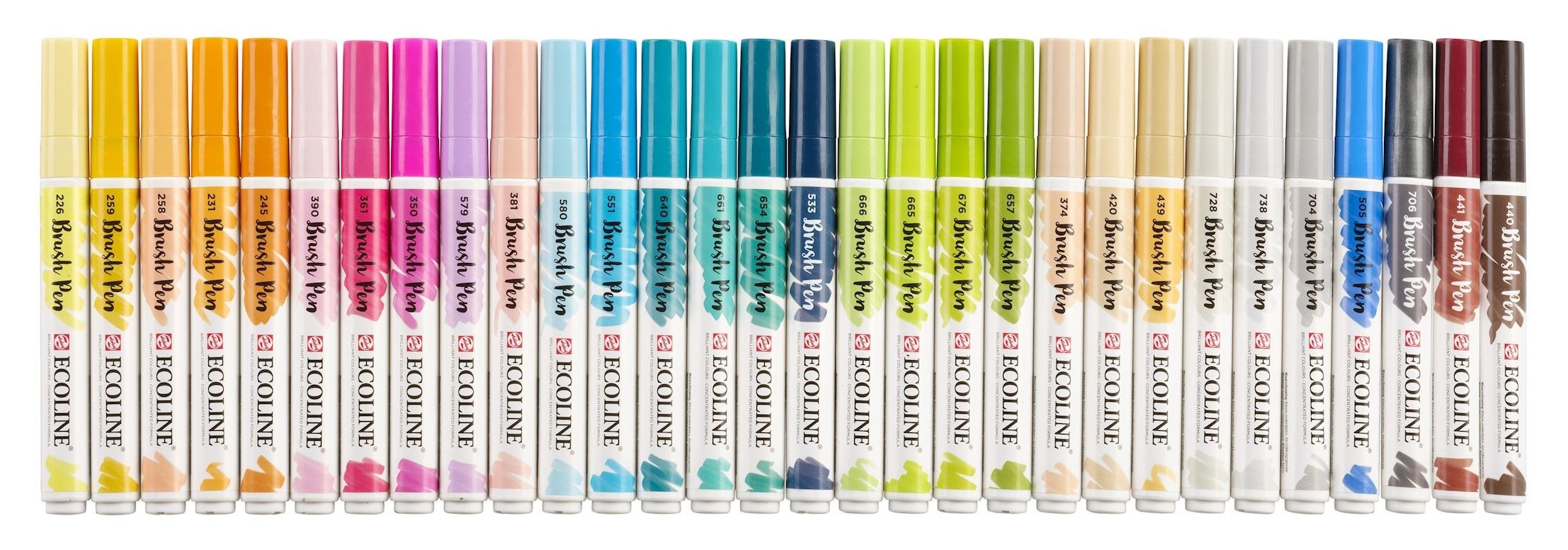 Additional Colors Ecoline Brush Pen Set of 30 11509006 