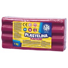 Plastelina różowa ciemna 1 kg Astra 303 111 008