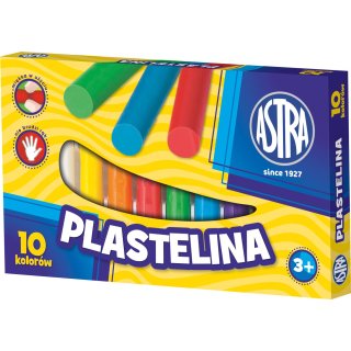 Plastelina okrągła 10 kolorów Astra 30088
