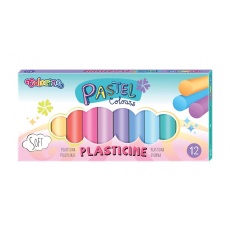 Plastelina okrągła pastelowa 12 kolorów Colorino Kids Patio 87805PTR Pastel Colours