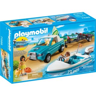 Playmobil 71589 Surfer - Pickup z motorówką