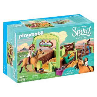Playmobil 9478 DreamWorks Spirit Riding Free Boks stajenny Lucky i Duch