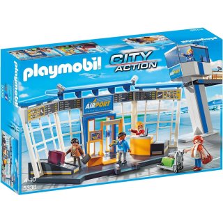 Playmobil City Action 5338 Lotnisko z wieżą kontrolną, klocki