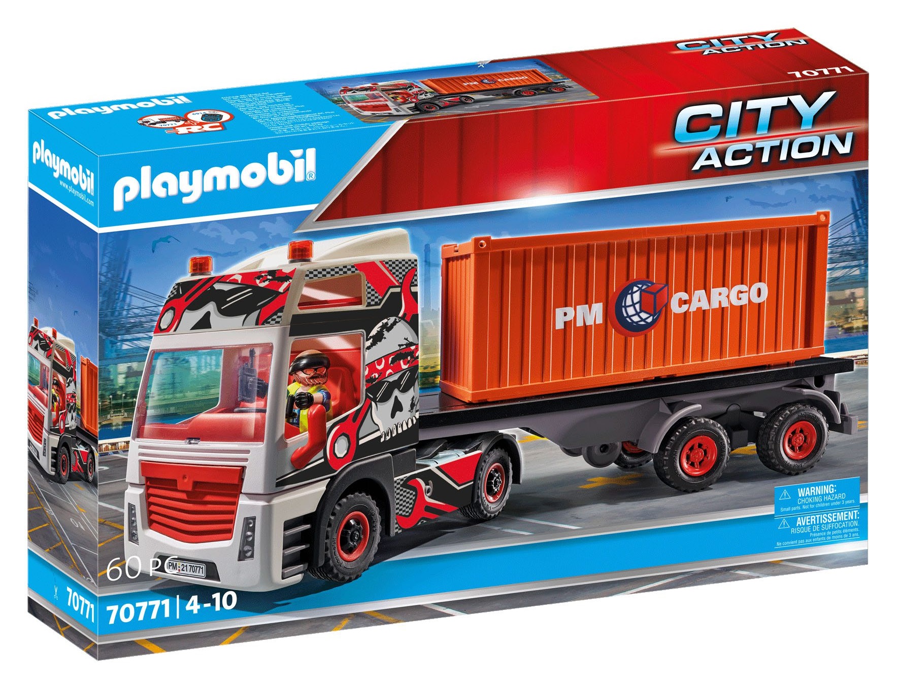 Playmobil City Action 70771 Samochód ciężarowy z przyczepą