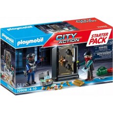 Playmobil City Action 70908 Starter Pack Policja Włamanie do sejfu Zestaw dodatkowy
