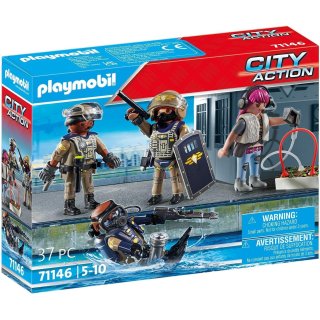 Playmobil City Action 71146 Zestaw figurek jednostki specjalnej