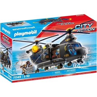Playmobil City Action 71149 Samolot ratunkowy jednostki specjalnej