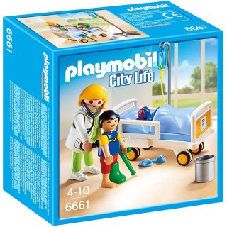 Playmobil City Life 6661 Dziecięca sala chorych z lekarzem