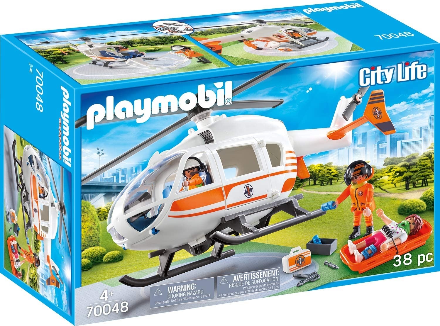 Playmobil City Life 70048 Helikopter ratowniczy