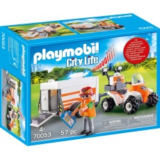 Playmobil City Life 70053 Quad ratowniczy z przyczepą