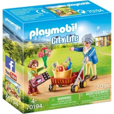 Playmobil City Life 70194 Babcia z chodzikiem