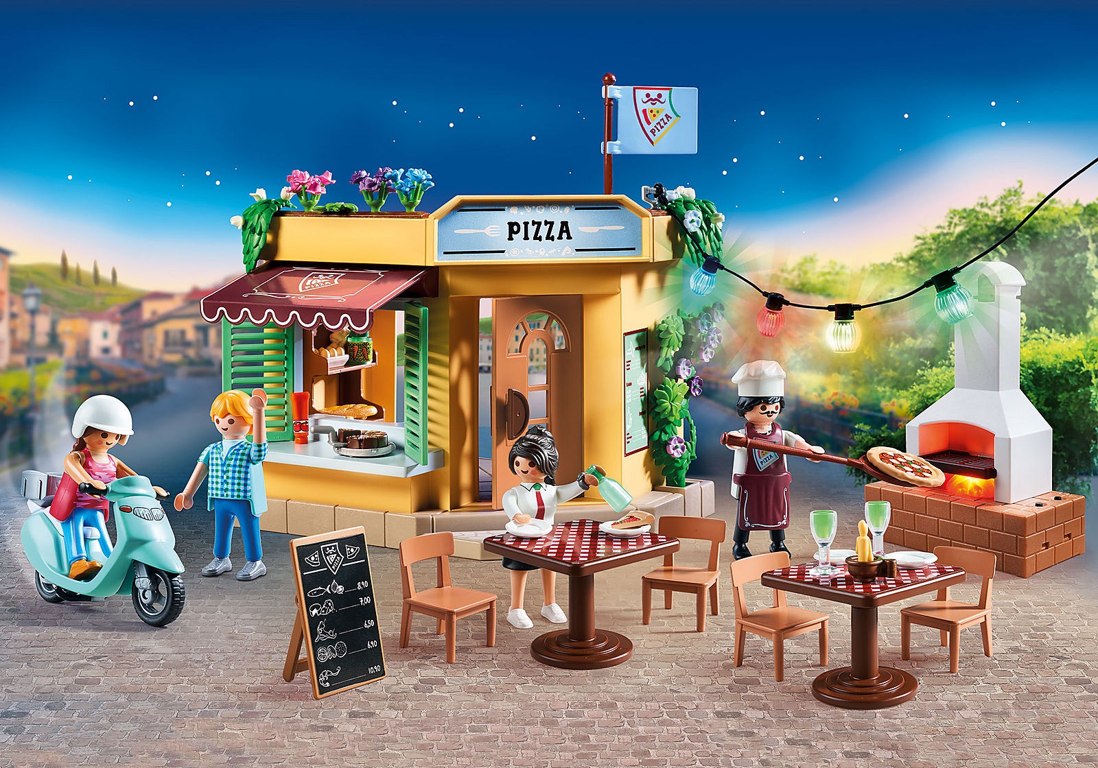 Playmobil City Life 70336 Pizzeria z ogródkiem restauracyjnym